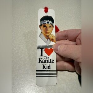The KARATE KID Movie Vintage Bookmark Ralph Macchio Antioch 80s Nostalgia 1986